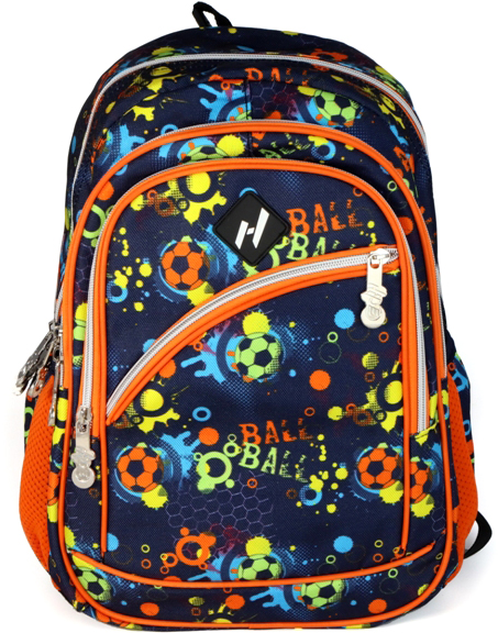 

Рюкзак ортопедический HIPE 700 г 38х28х16 см 17 л Разноцветные мячи (2000009826944)