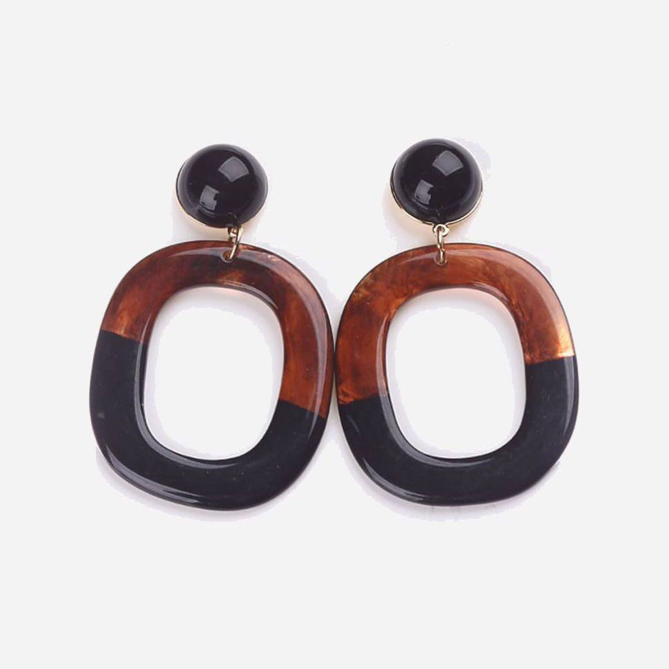 

Серьги H&M 422719sm Черно-коричневые
