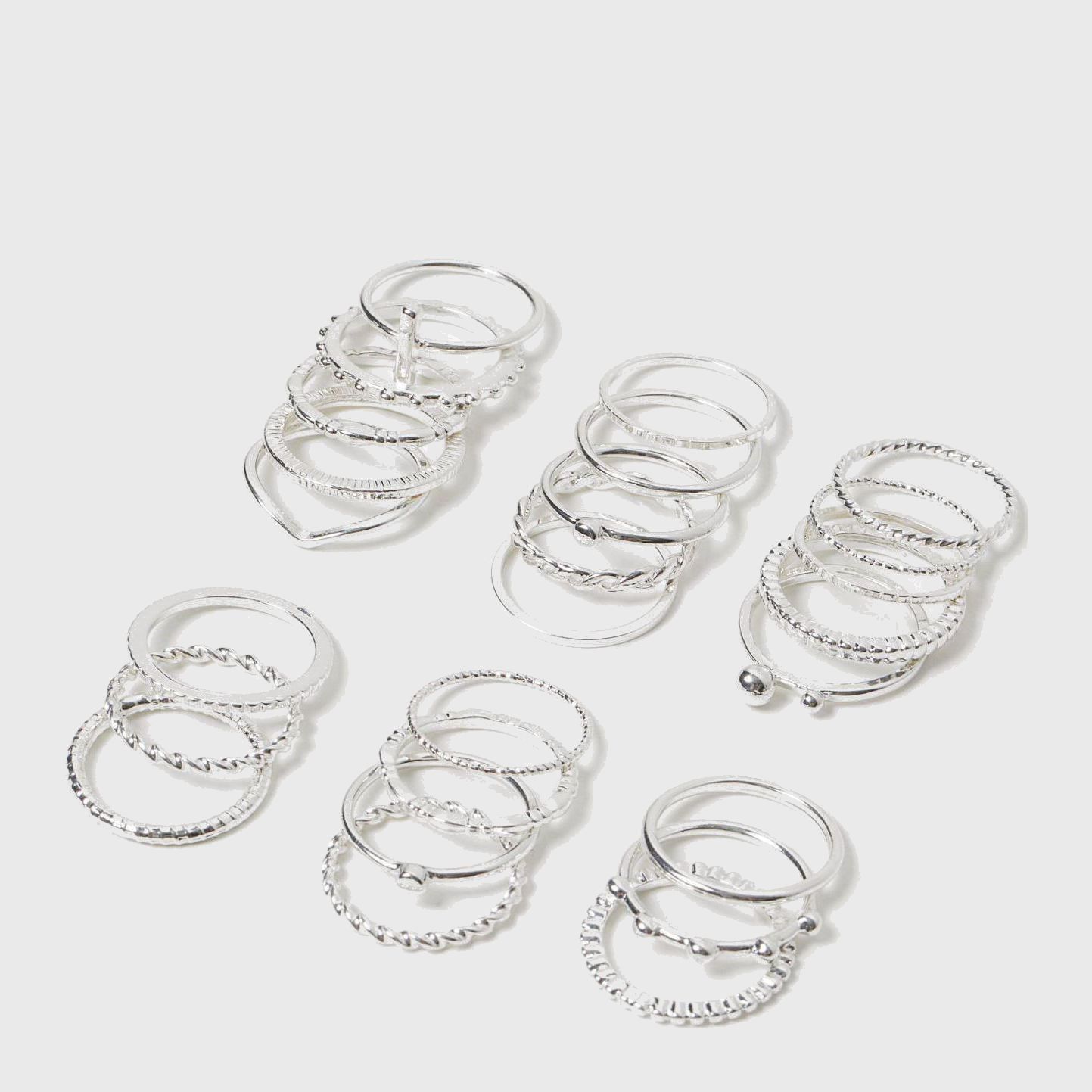 

Кольца H&M 908374sm XS-S 25 шт Золотистые