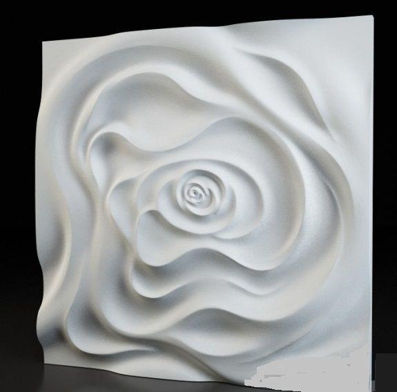 

Форма для 3d панелей Роза 50*50 см