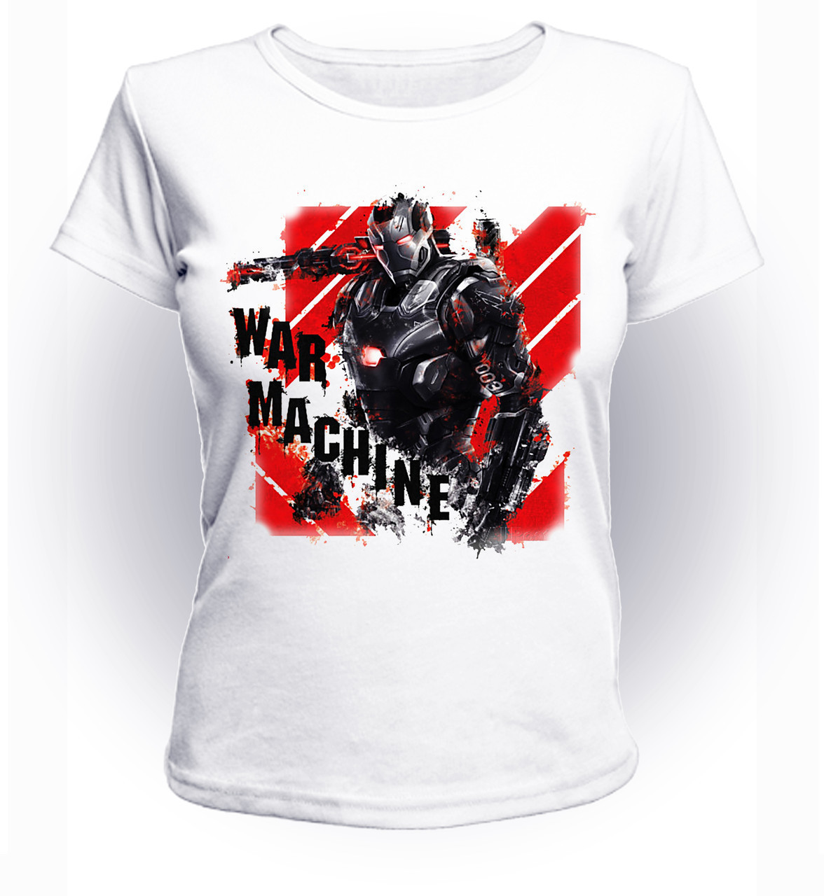 

Футболка женская GeekLand Железный Человек Iron Man war machine art IM.01.037 (FU21IM.01.037/girl-116)