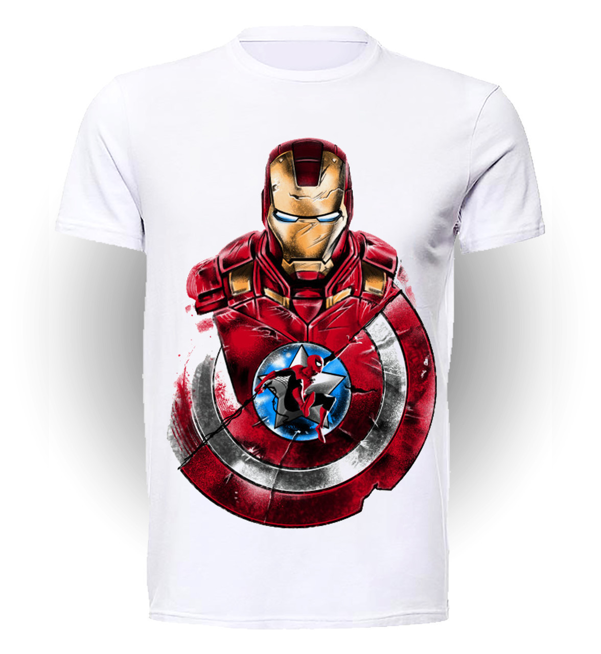 

Футболка GeekLand Железный Человек Iron Man with shield and spidey art IM.01.063 (FU21IM.01.063/man-XXL)
