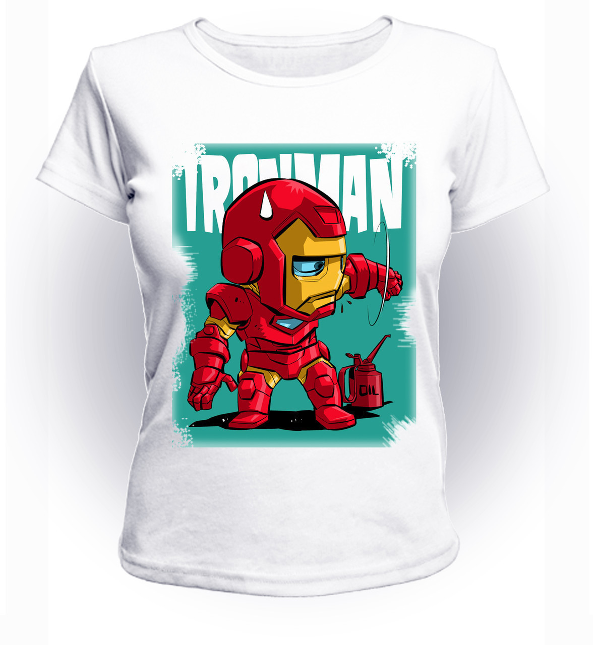 

Футболка женская GeekLand Железный Человек Iron Man cartoon Аrt IM.01.025 (FU21IM.01.025/girl-170)
