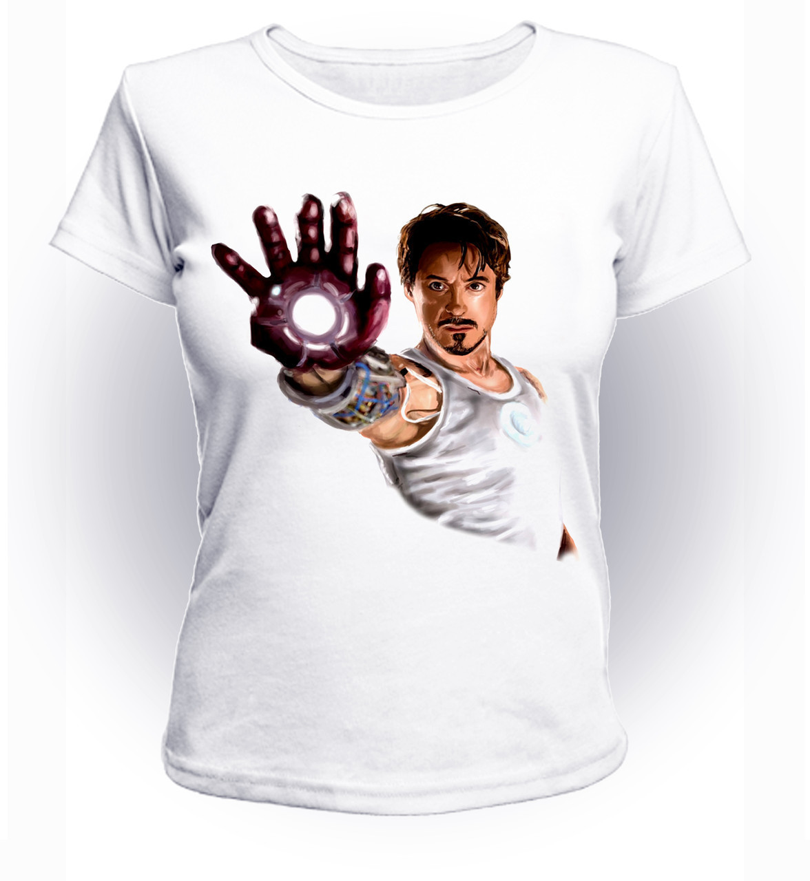 

Футболка женская GeekLand Железный Человек Iron Man Stark рука Art IM.01.011 (FU21IM.01.011/girl-176)