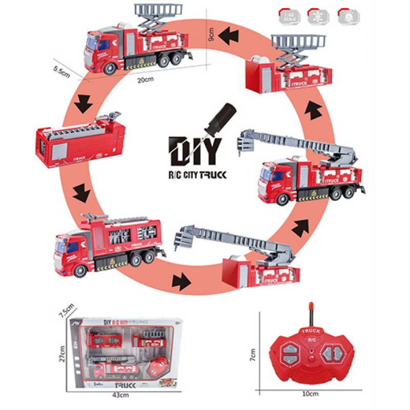 

Техника на радиоуправлении, пожарная Star Toys Factor Co (QH9814) Красный