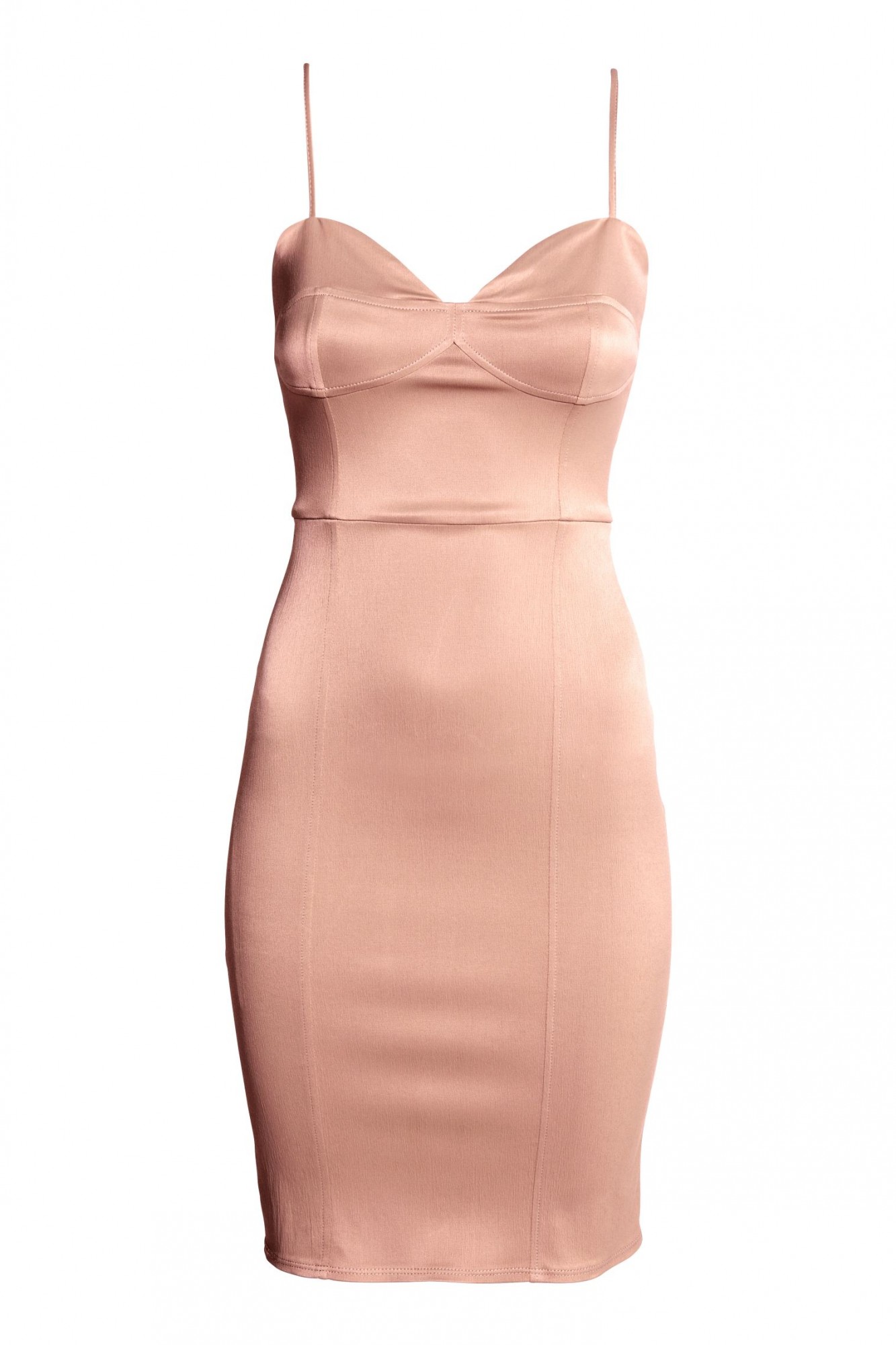 

Платье без рукавов H&M Однотонное  Розовая пудра, Платье без рукавов H&M Однотонное 46 Розовая пудра