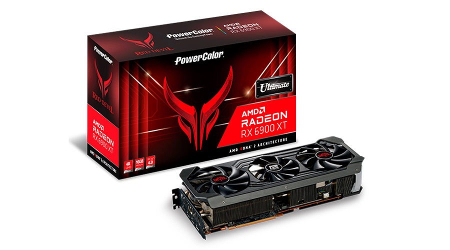 

Видеокарта AMD Radeon RX 6900 XT 16GB GDDR6 Ultimate PowerColor (AXRX 6900XTU 16GBD6-3DHE/OC)