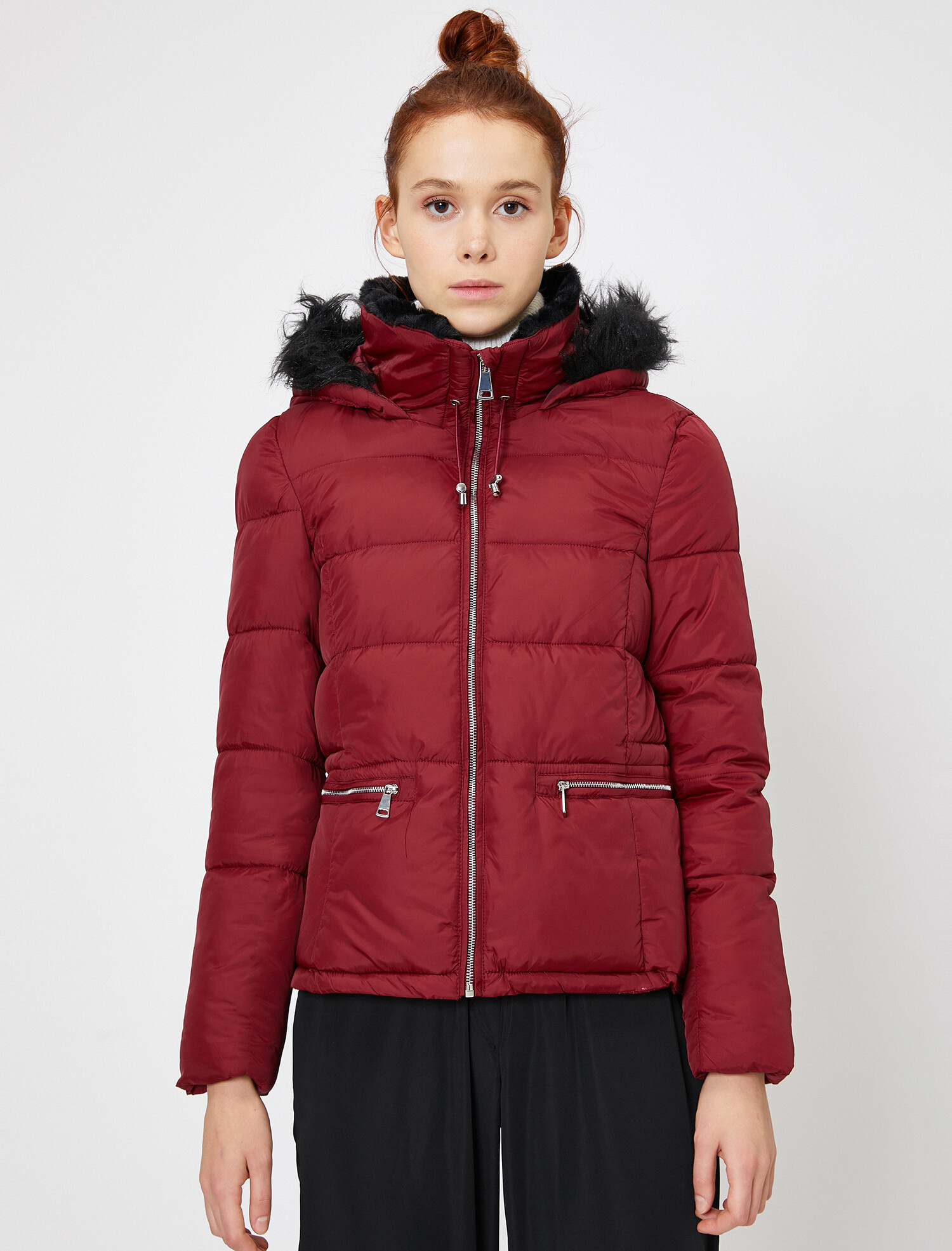 

Куртка Koton 0KAL08215OW-456 36 Wine