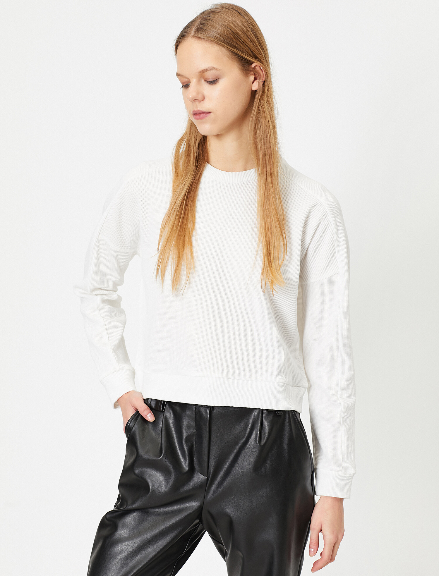 

Свитшот Koton 0KAL18104OK-001 XL Off White
