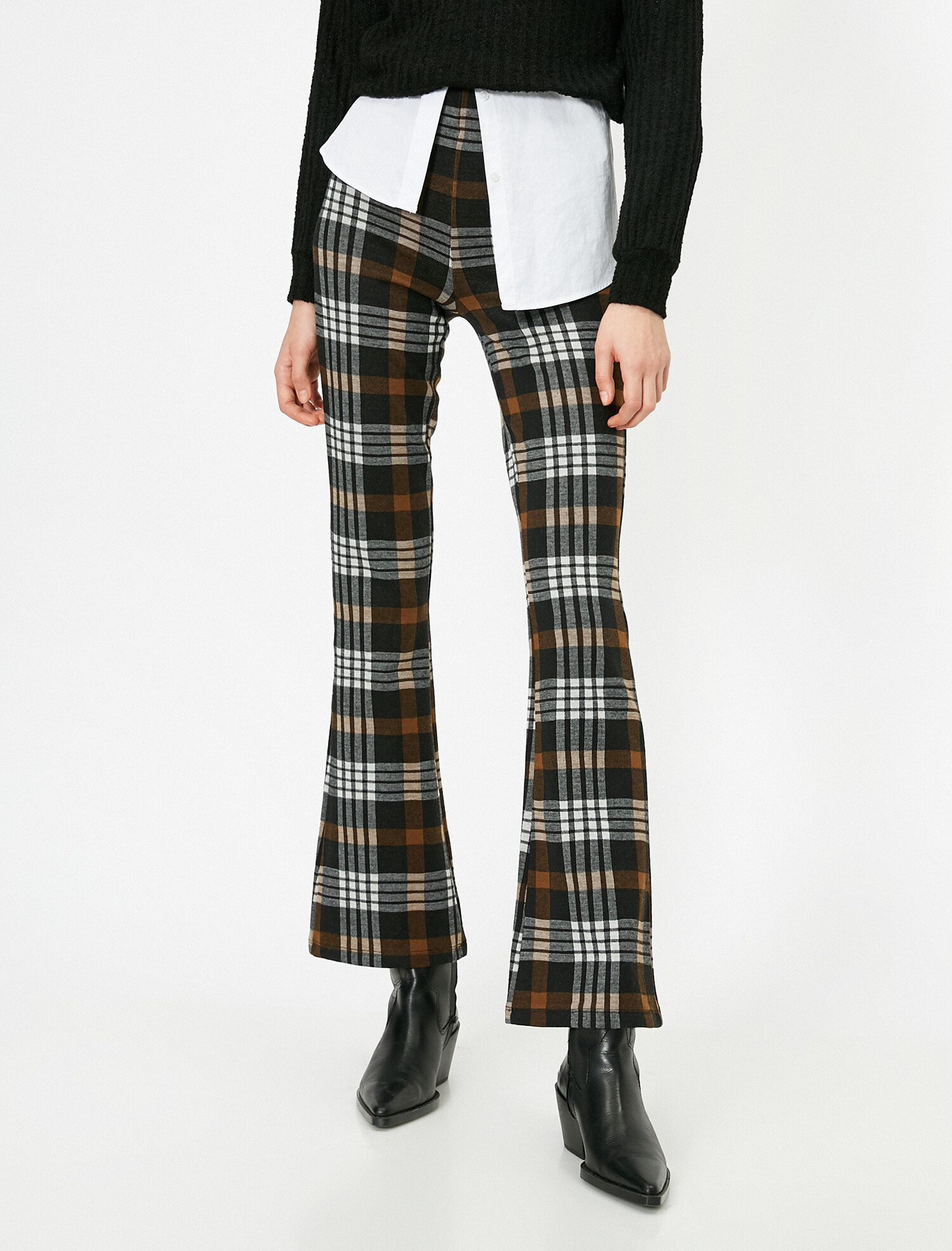 

Брюки Koton 0KAL48437OK-78T L Brown Check