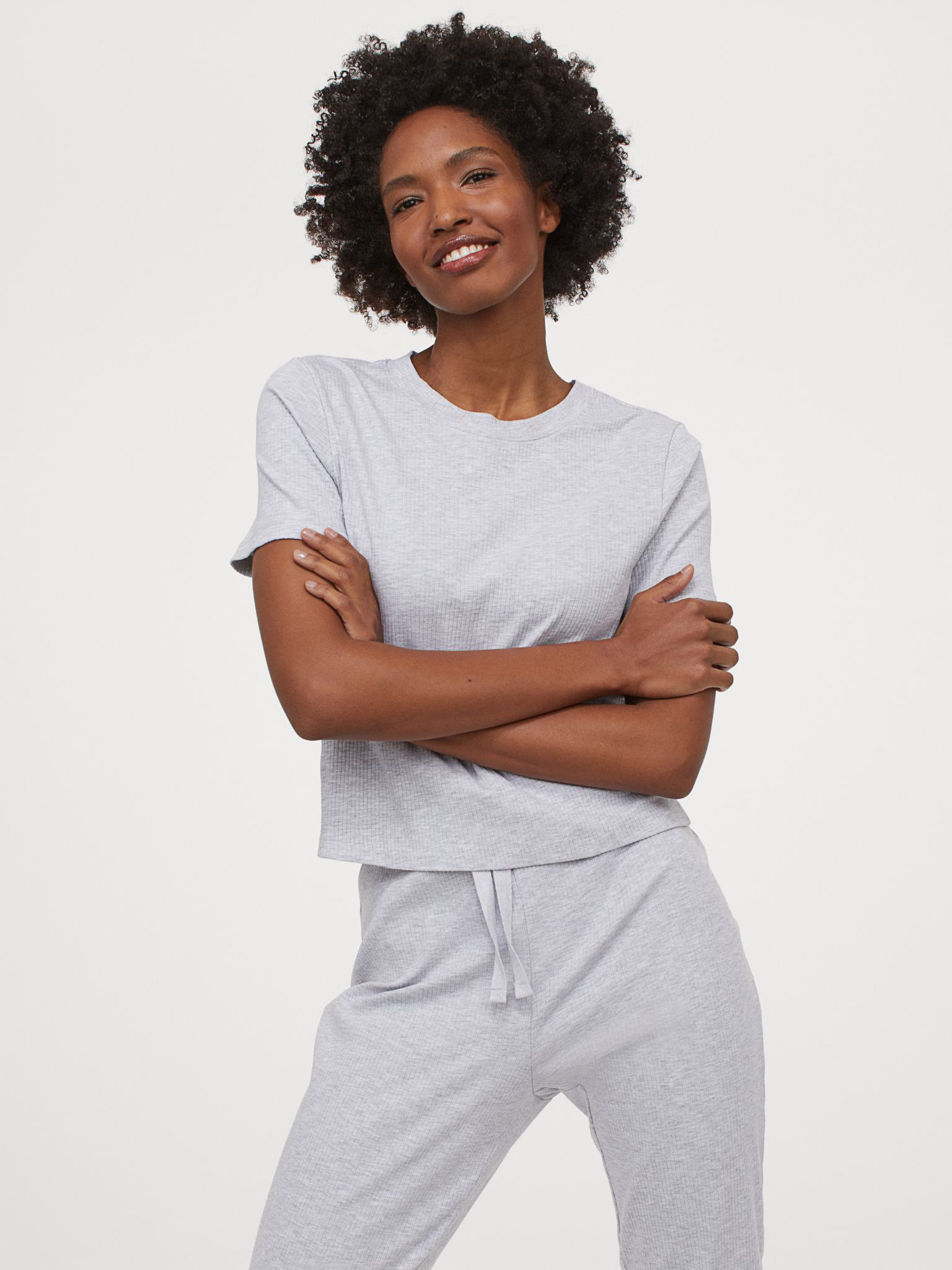 

Футболка H& 9354711sm  Светло-серая, Футболка H&M 9354711sm M Светло-серая
