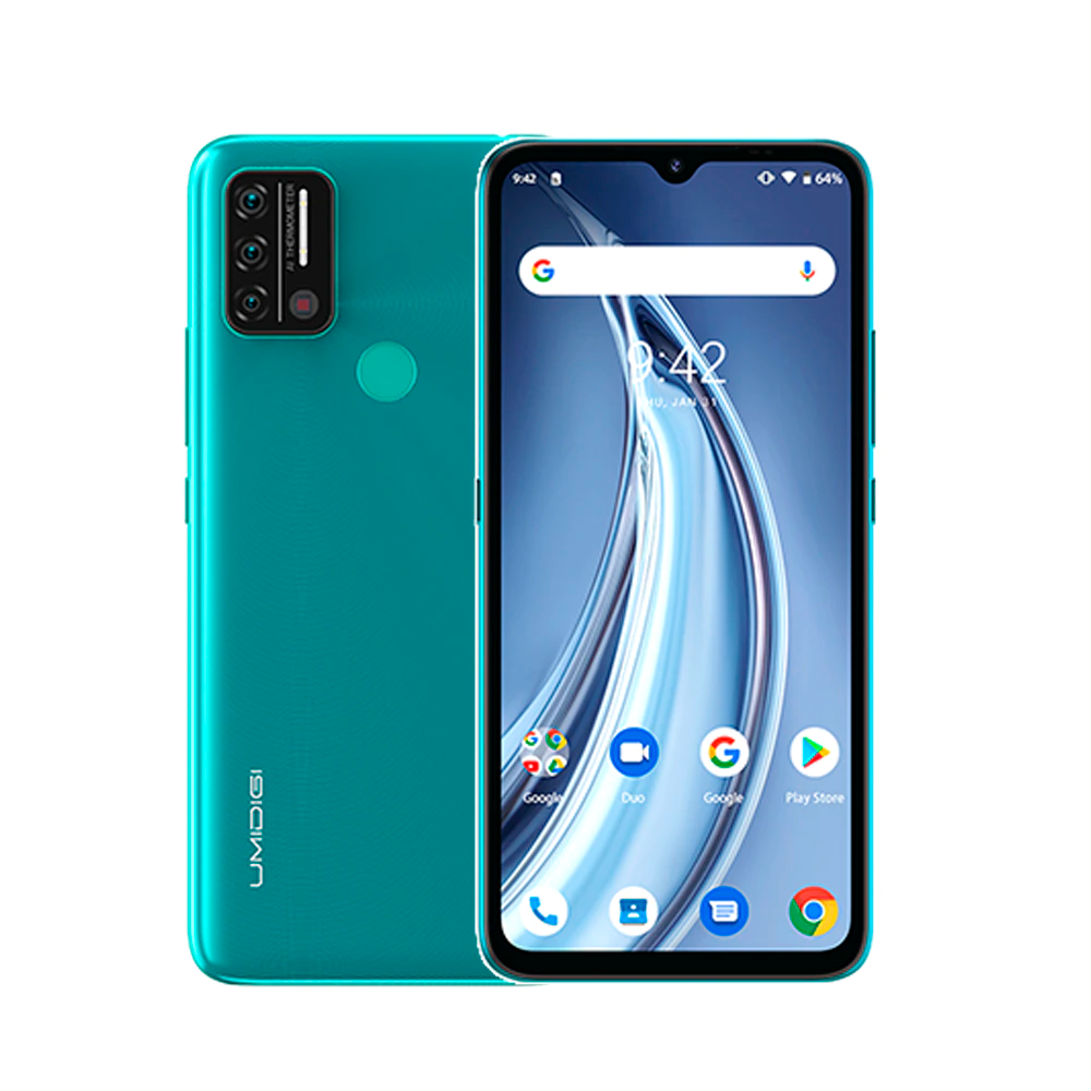 

Мобільний телефон Umidigi A9 3/64Gb green 6.53" 5150mAh (299 zp)
