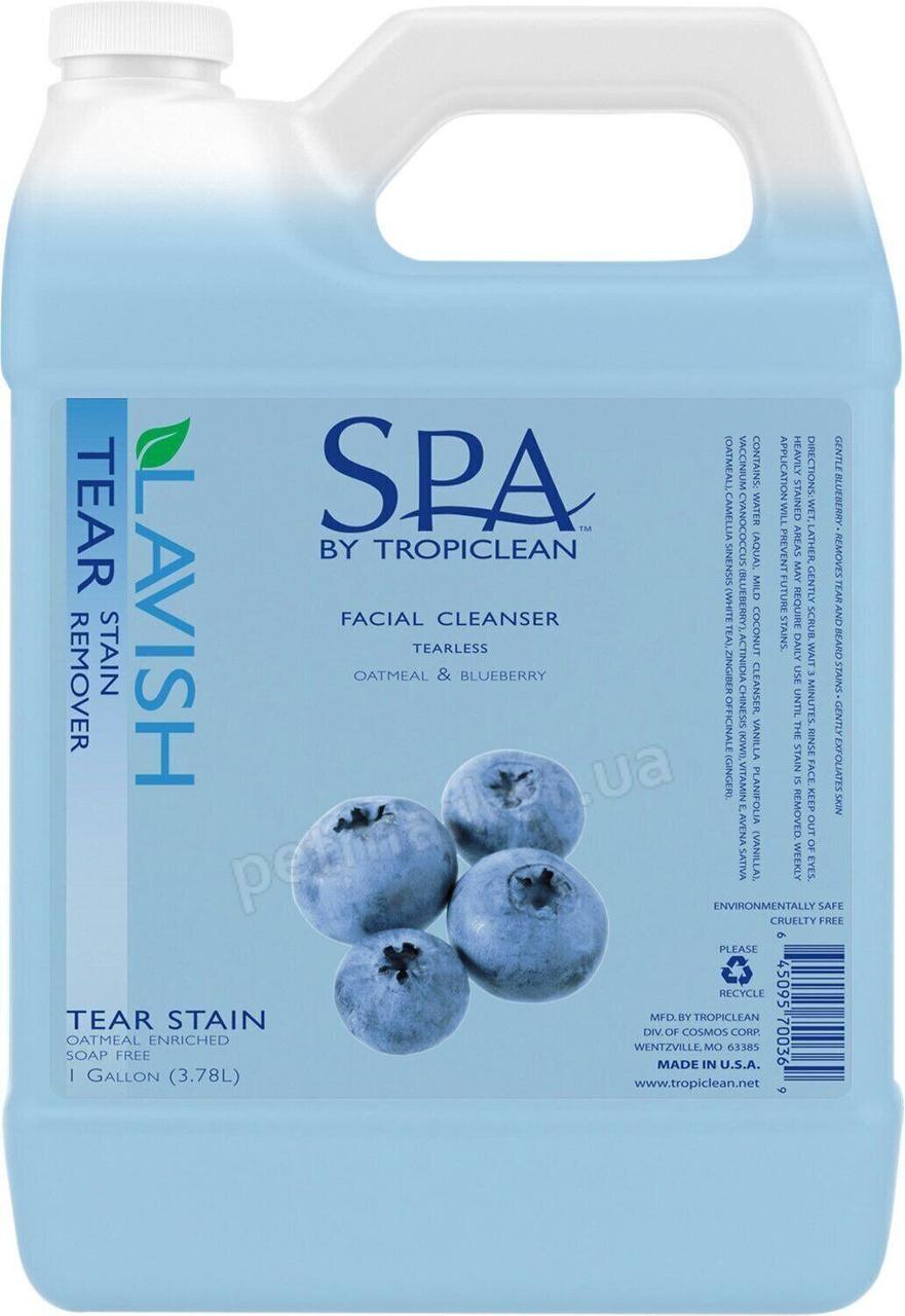 

Гель TropiClean SPA TEAR STAIN Remover для умывания мордочки и шерсти вокруг глаз у собак и кошек, 3,8 л