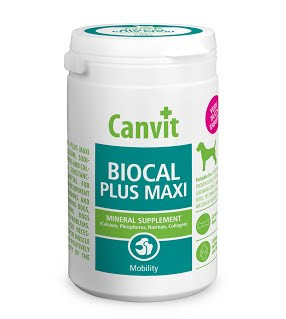 

Витамины Canvit Biocal Plus Maxi для увеличения подвижности собак, 230 г