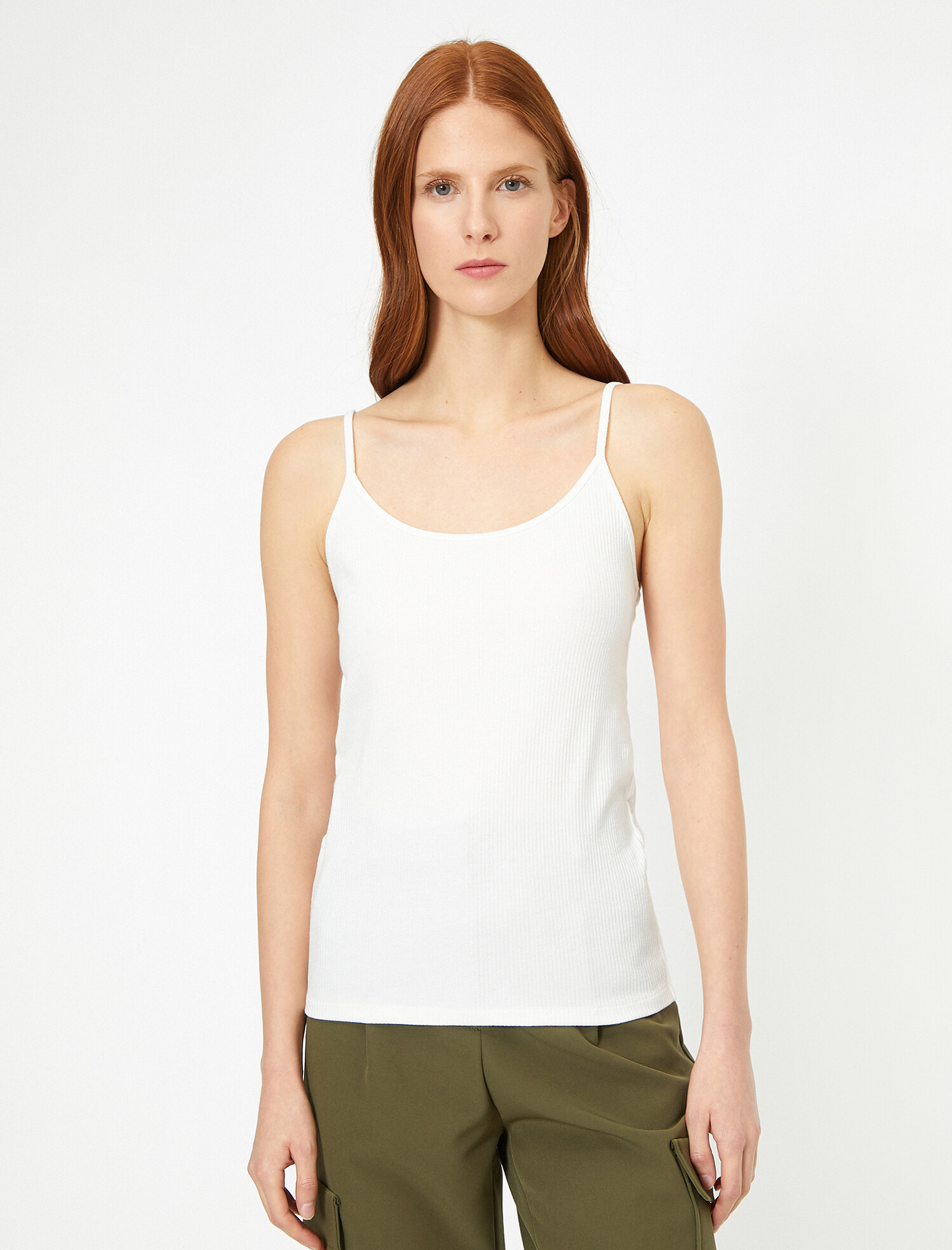 

Майка Koton 0YAK33014YK-001  Off White, Майка Koton 0YAK33014YK-001 XL Off White