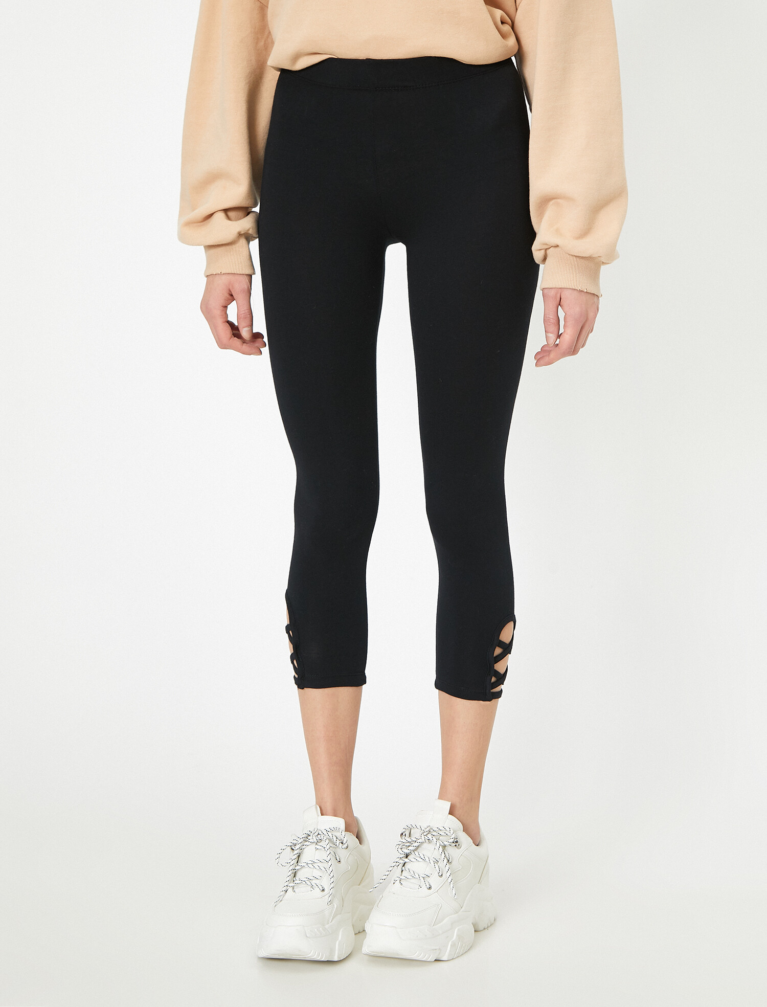 

Спортивные капри Koton 0YAL48063IK-999 XS Black