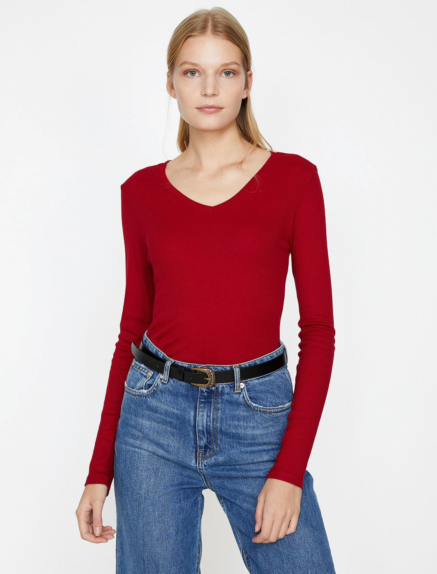 

Лонгслив Koton 9KAK12933UK-492  Wine, Лонгслив Koton 9KAK12933UK-492 L Wine