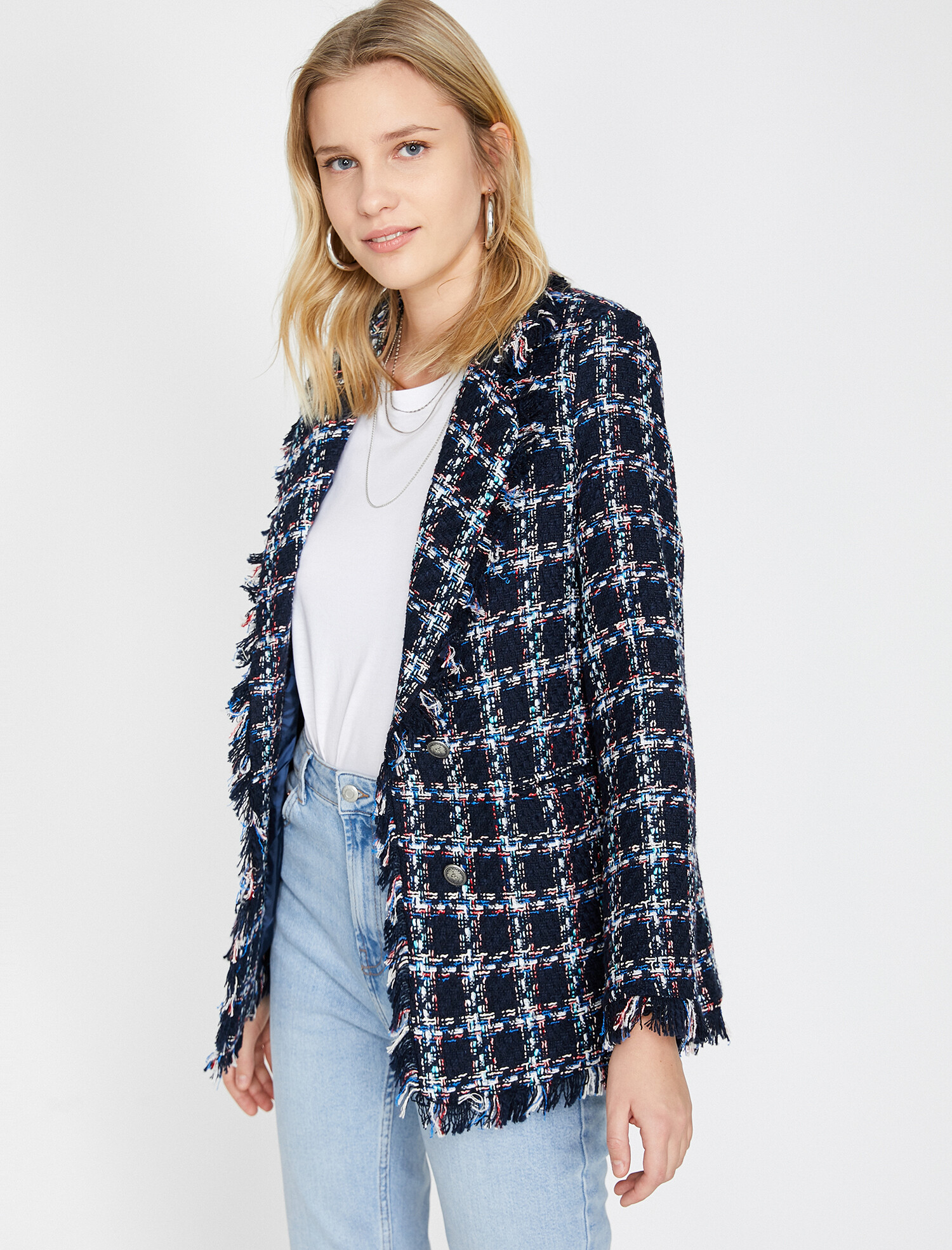 

Пиджак Koton 9KAK52811UW-27F 34 Marine Design