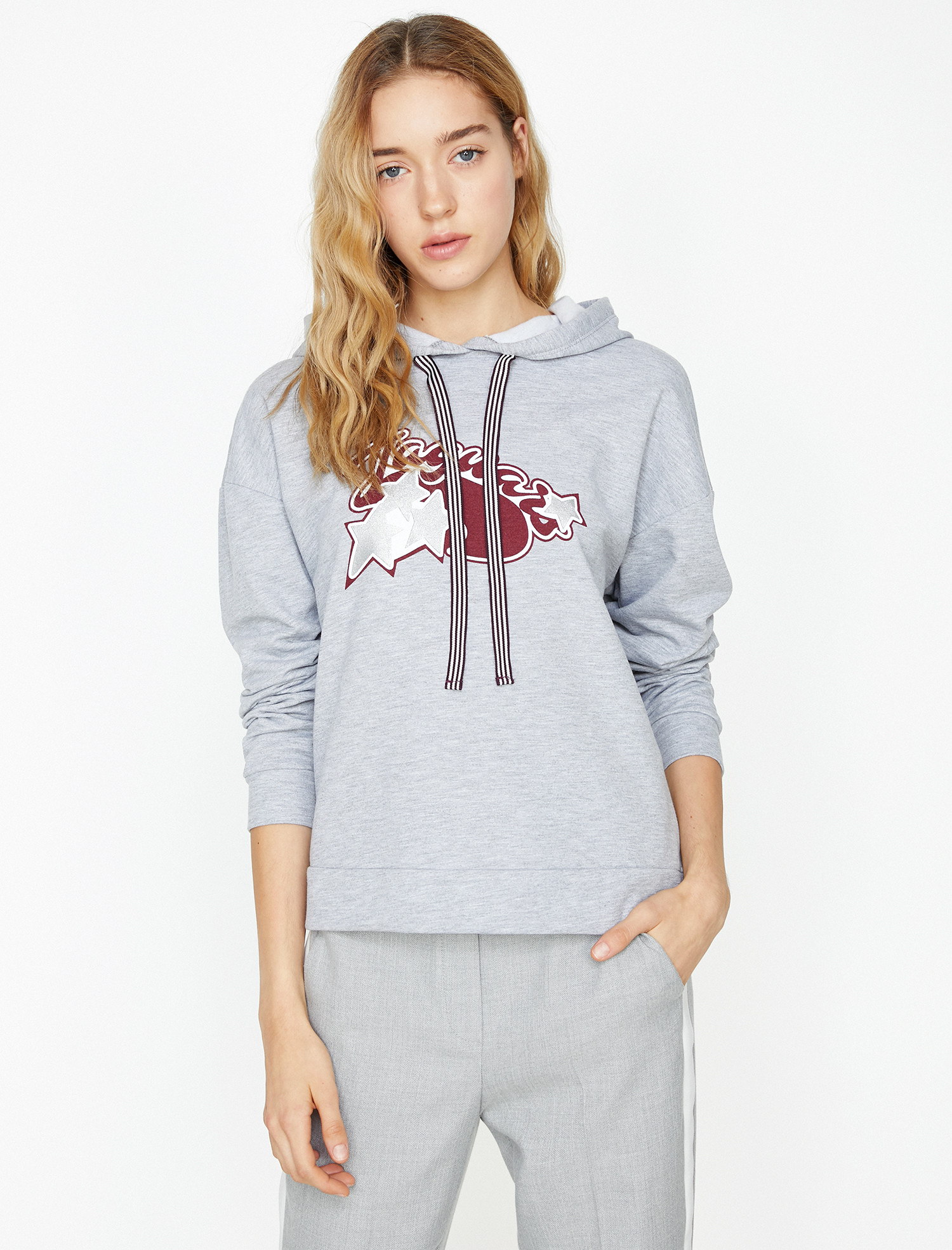 

Худи Koton 9KAL11582JK-027 M Grey