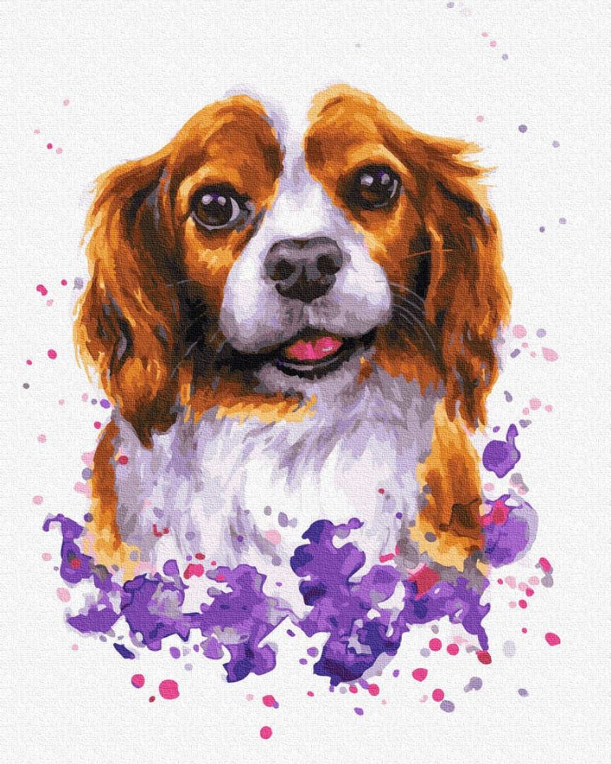 

Картина по номерам - Собачка в красках BrushMe 40*50см. (GX33825)