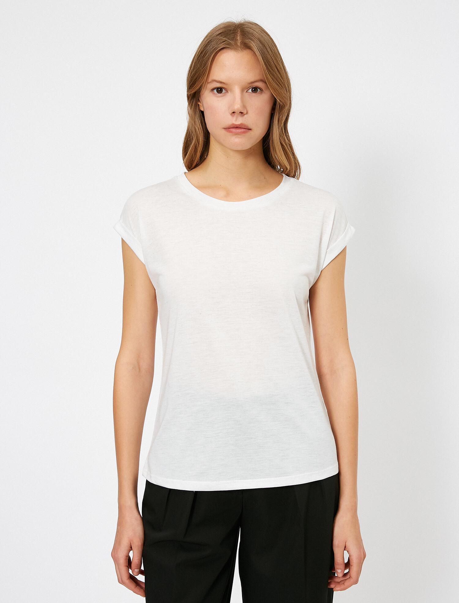 

Футболка Koton 0YAK13582YK-001  Off White, Футболка Koton 0YAK13582YK-001 XL Off White