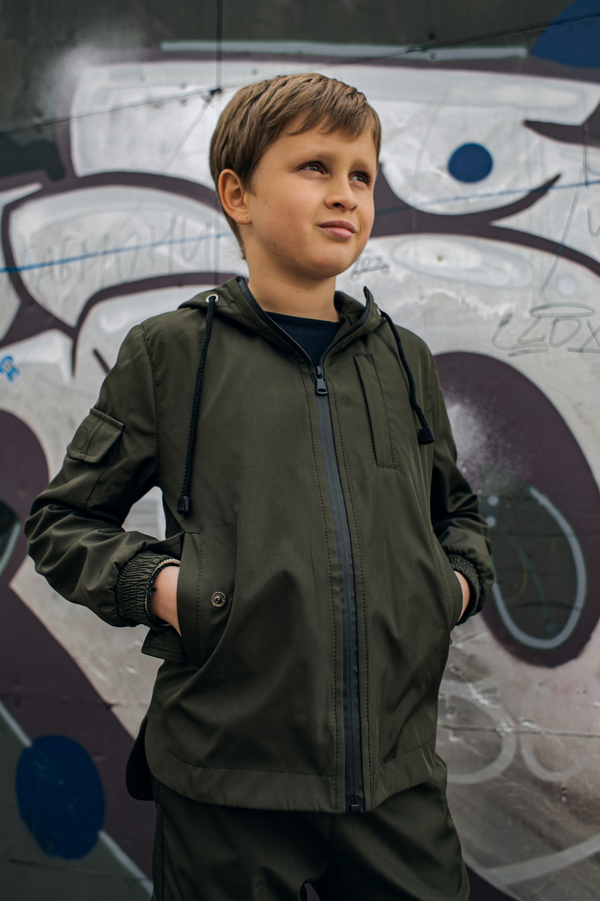 

Куртка для хлопчика Easy Intruder SoftShell Демісезонна Хакі 152-158 см L (001SAG 2165)