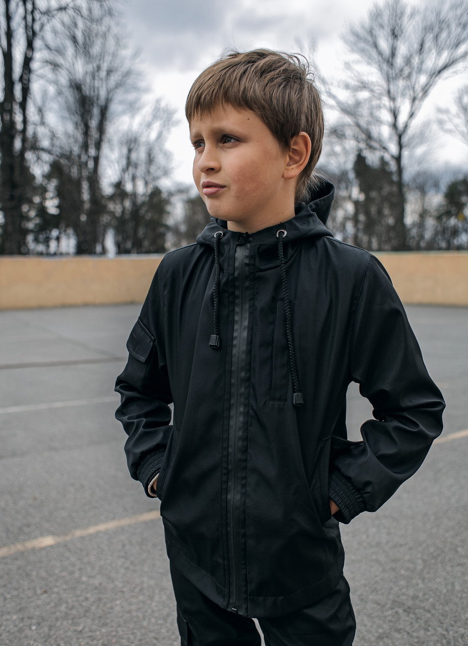 

Куртка для хлопчика Easy Intruder SoftShell Демісезонна Чорна 152-158 см L (001SAG 2162)
