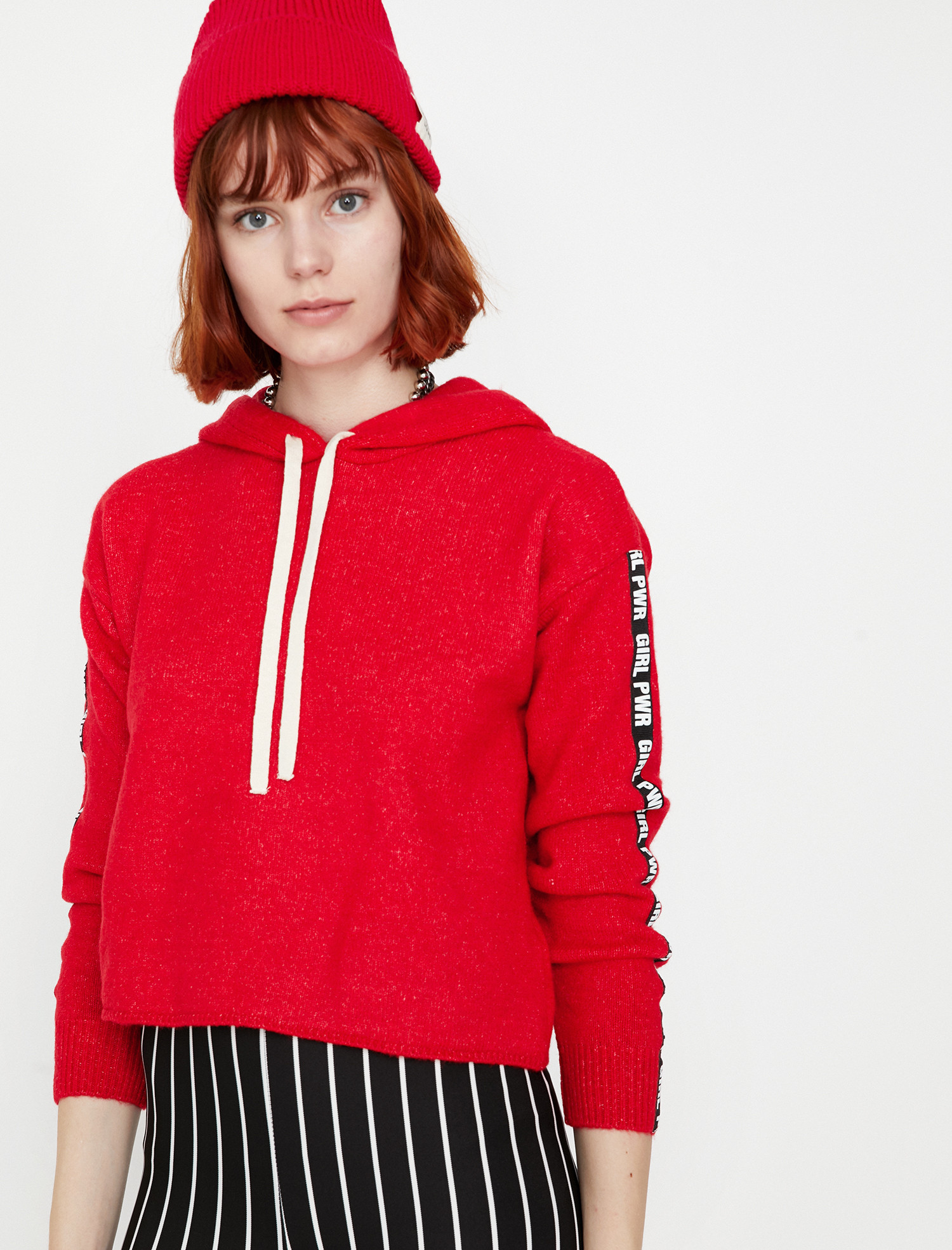 

Худи Koton 9KAL96037HT-420 L Red