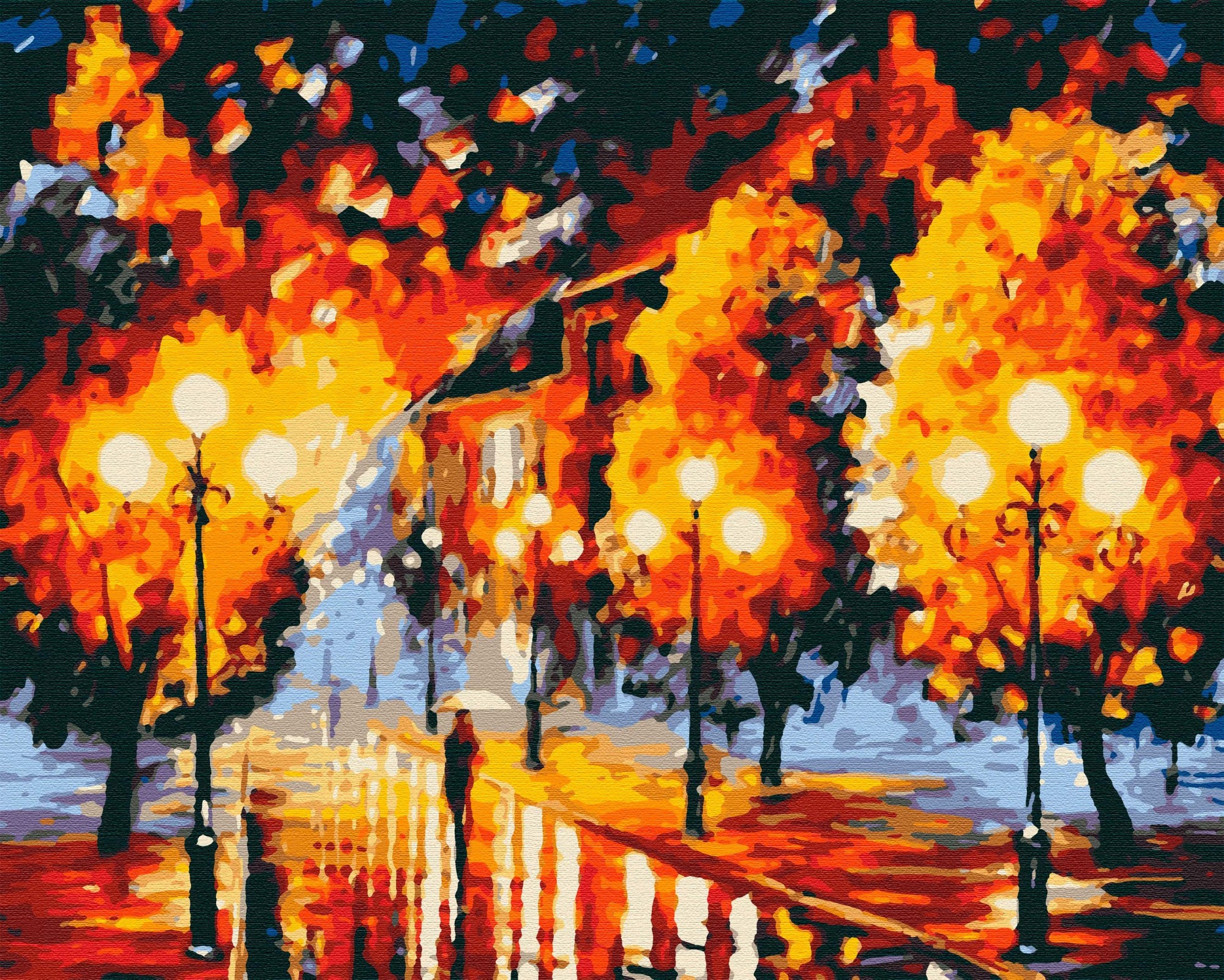 

Картина по номерам 40×50 см. Riviera Blanca , Вечірні вогні