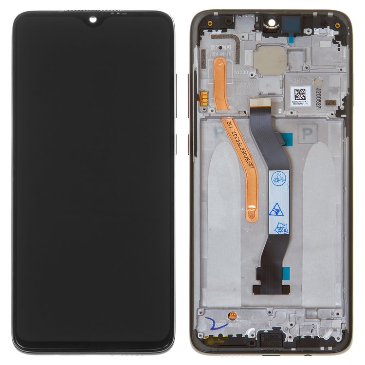 

Дисплей для Xiaomi Redmi Note 8 Pro с сенсором черный и рамкой