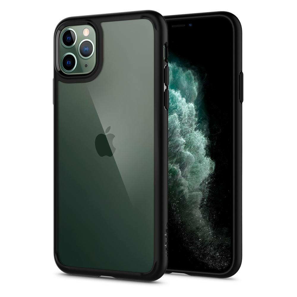 

Чехол Spigen Ultra Hybrid для iPhone 11 Pro Max Matte Black