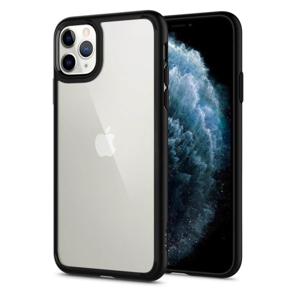 

Чехол Spigen Ultra Hybrid для iPhone 11 Pro Matte Black