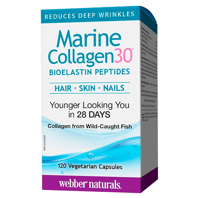 

Хондропротектор Webber Naturals Collagen30 Marine 120 капсул (4384303430)