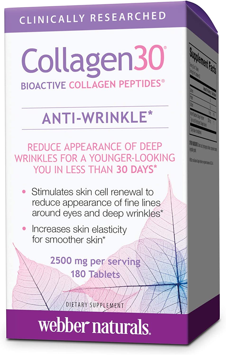 

Хондропротектор Webber Naturals Collagen30 2500 mg 180 таблеток (4384303429)