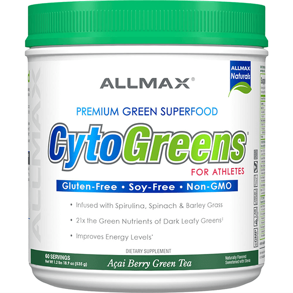 

Специальный продукт AllMax CytoGreens 454 г Зеленый чай (4384303423)
