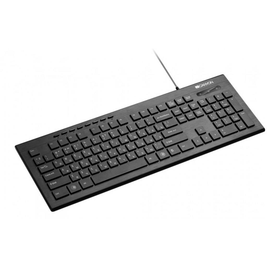 

Клавіатура CANYON CNS-HKB2-RU Black USB (CNS-HKB2-RU)