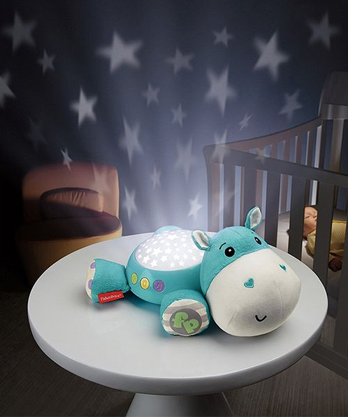 

Музыкальный ночник-проектор Fisher Price Гиппопотам Звездное небо со звуками природы CGN86