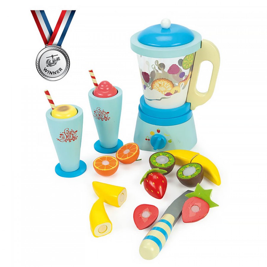

Игровой набор для сюжетной игры Le Toy Van Ле Той Ван, Блендер с продуктами Fruit and Smooth (TV296)