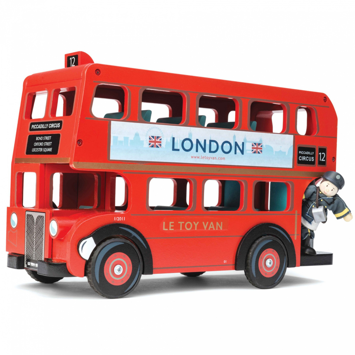 

Игрушечный Лондонский автобус Le Toy Van Ле Той Ван, с водителем (TV469)