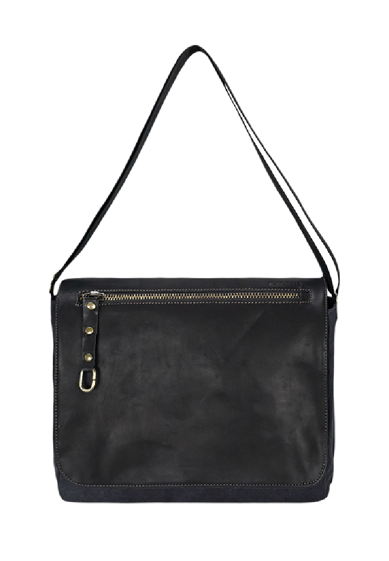 

Сумка через плече унисекс ТМ Эксодус Exodus Leather Canvas серая