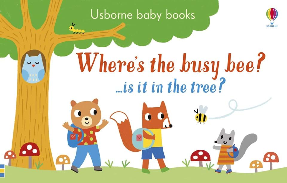 

Детская книга Usborne Усборн Где занята пчела, англ. язык (9781474953726)