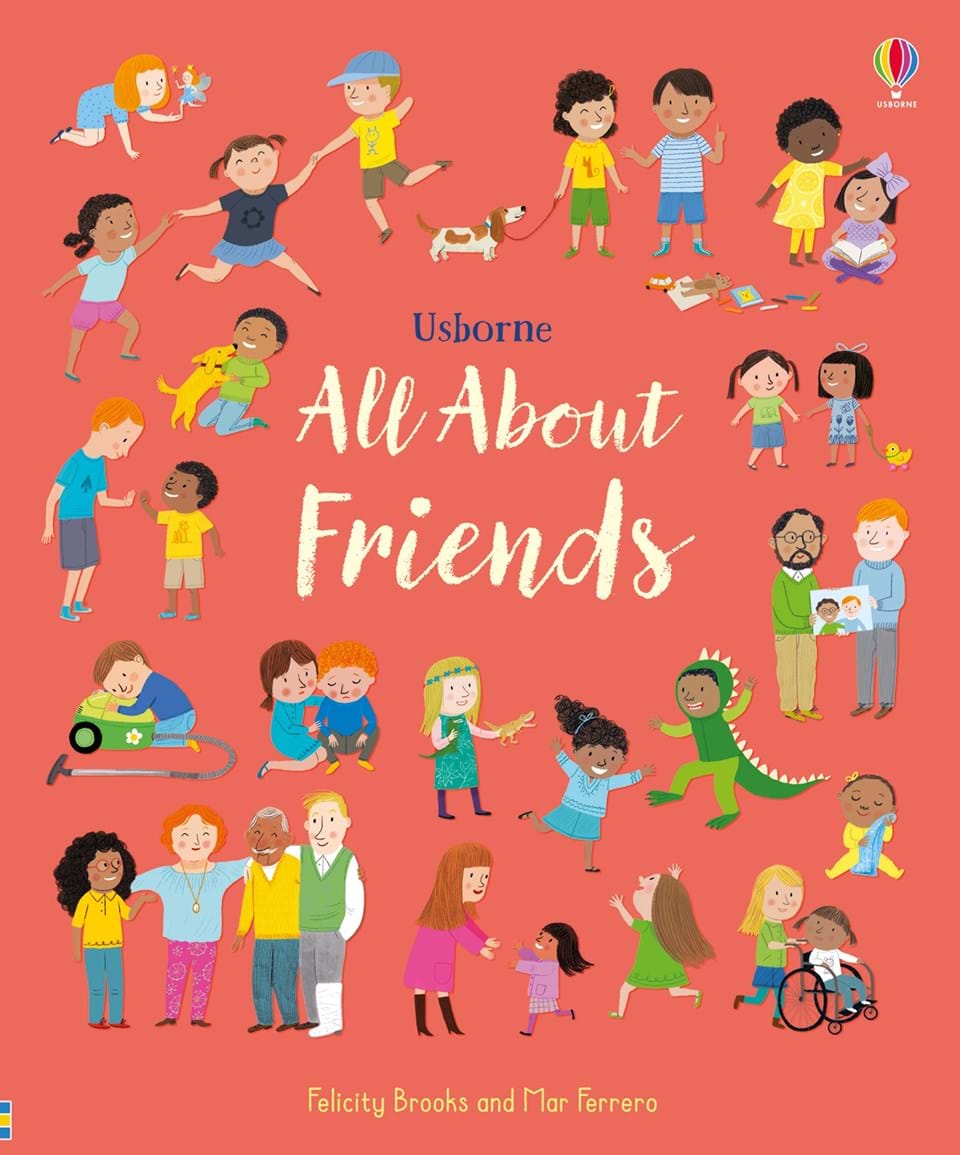 

Детская книга Usborne Усборн Все о друзьях, англ. язык (9781474968386)