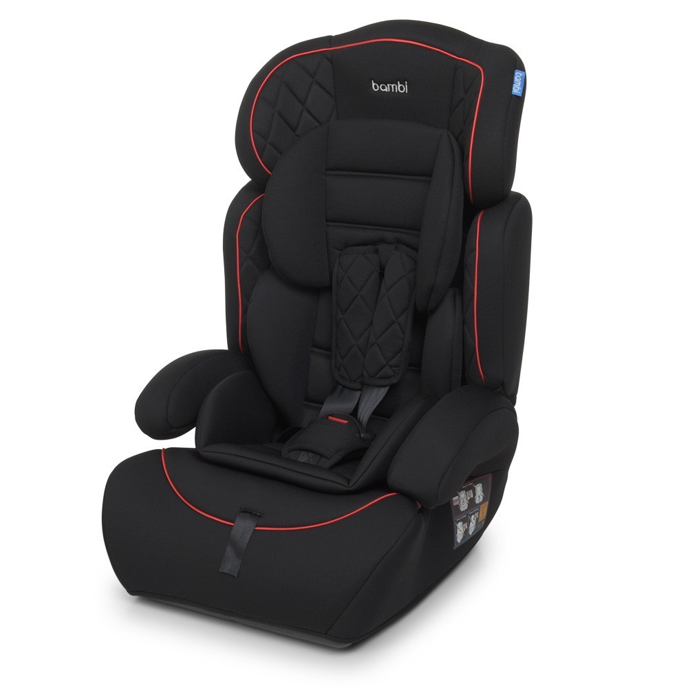 

Автокресло детское Bambi M 3546 Black Группа 1-2-3 от 9 до 36кг