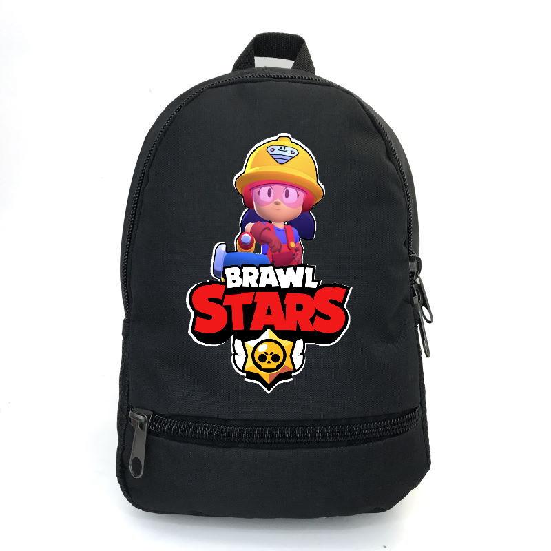 

Рюкзак повседневный городской прогулочный Бравл Старс Джекки (Brawl Stars -033) черный