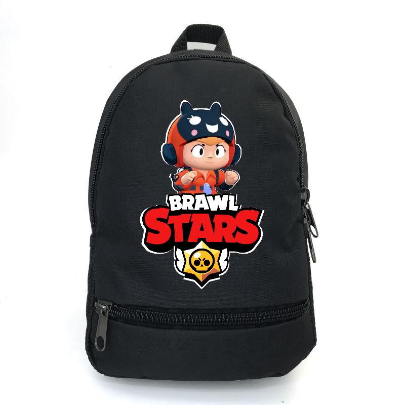 

Рюкзак повседневный городской прогулочный Бравл Старс Беа (Brawl Stars -01) черный