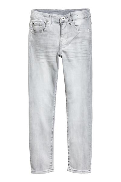 

Джинсы Skinny fit H&M  (150/66) Светло-серый стираный, Джинсы Skinny fit H&M 152 (150/66) Светло-серый стираный