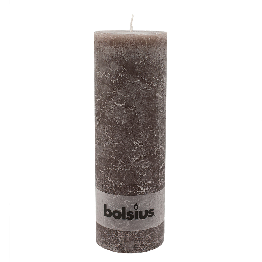 

Свеча Bolsius 30х10х10 см Цилиндр графит серый