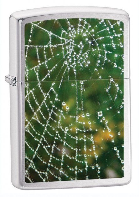 

Зажигалка Zippo 200 SPIDER WEB RAIN DROPS