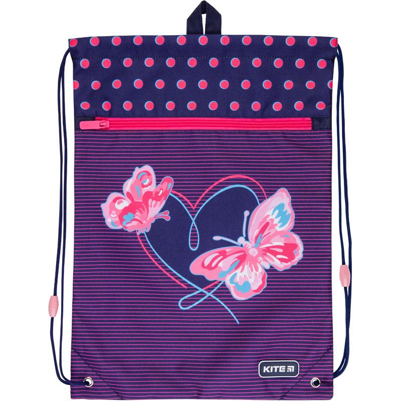 

Сумка для обуви Kite Education Butterflies 46x33см с карманом (K21-601M-3)