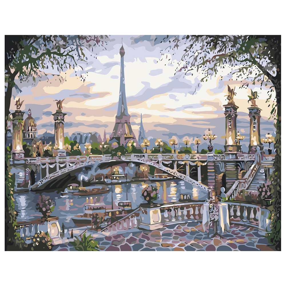 

Картина по номерам Париж вечером, 40*50 см, ST